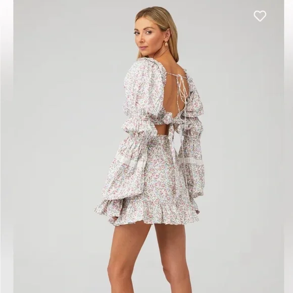 For Love and Lemons Lucca Mini Dress Medium - Picture 4 of 16